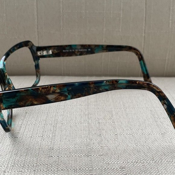 Kirkland Signature Eyeglasses Frame Blue Tortoise Glasses 55[]16 140 Made Italy - Picture 5 of 12